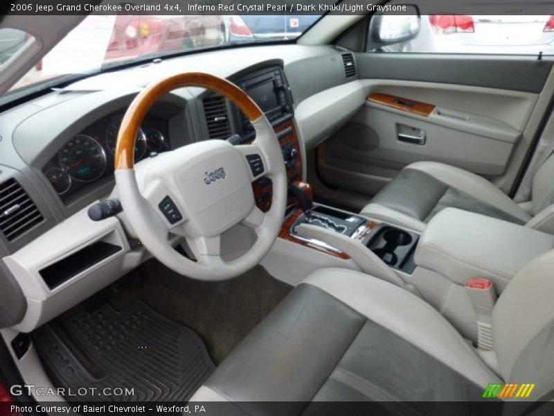 Inferno Red Crystal Pearl / Dark Khaki/Light Graystone 2006 Jeep Grand Cherokee Overland 4x4