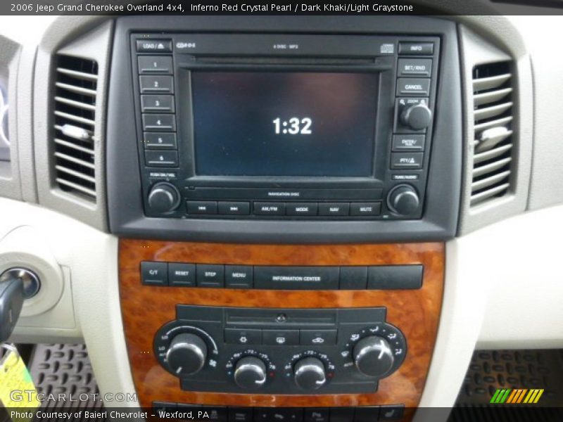 Inferno Red Crystal Pearl / Dark Khaki/Light Graystone 2006 Jeep Grand Cherokee Overland 4x4