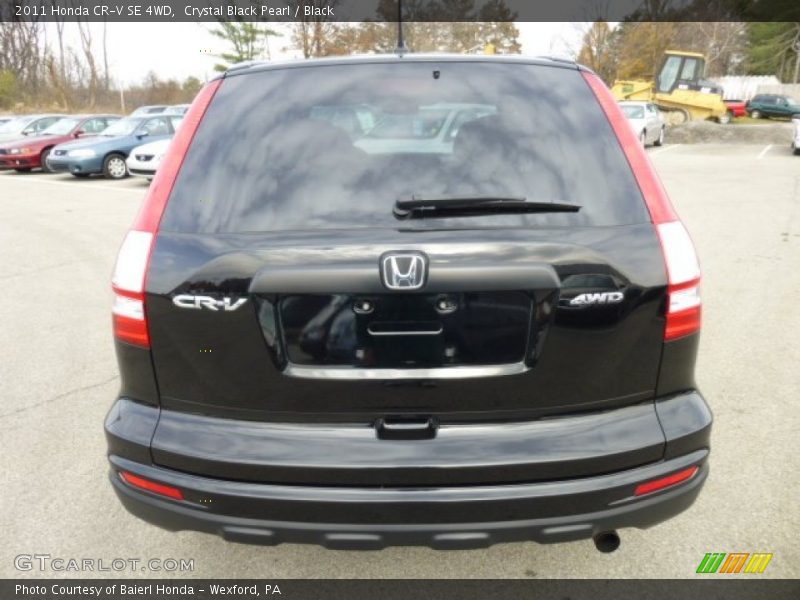 Crystal Black Pearl / Black 2011 Honda CR-V SE 4WD