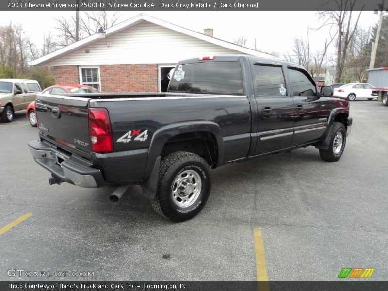Dark Gray Metallic / Dark Charcoal 2003 Chevrolet Silverado 2500HD LS Crew Cab 4x4