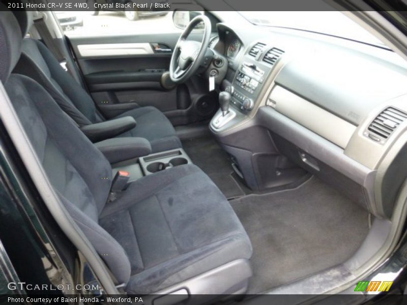 Crystal Black Pearl / Black 2011 Honda CR-V SE 4WD