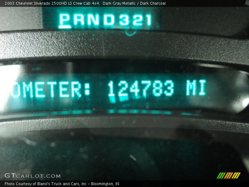 Dark Gray Metallic / Dark Charcoal 2003 Chevrolet Silverado 2500HD LS Crew Cab 4x4