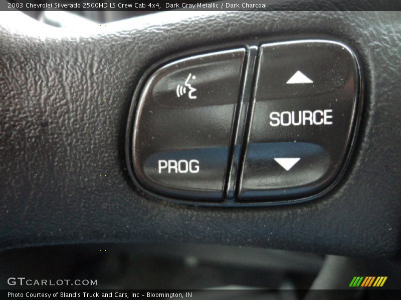 Dark Gray Metallic / Dark Charcoal 2003 Chevrolet Silverado 2500HD LS Crew Cab 4x4