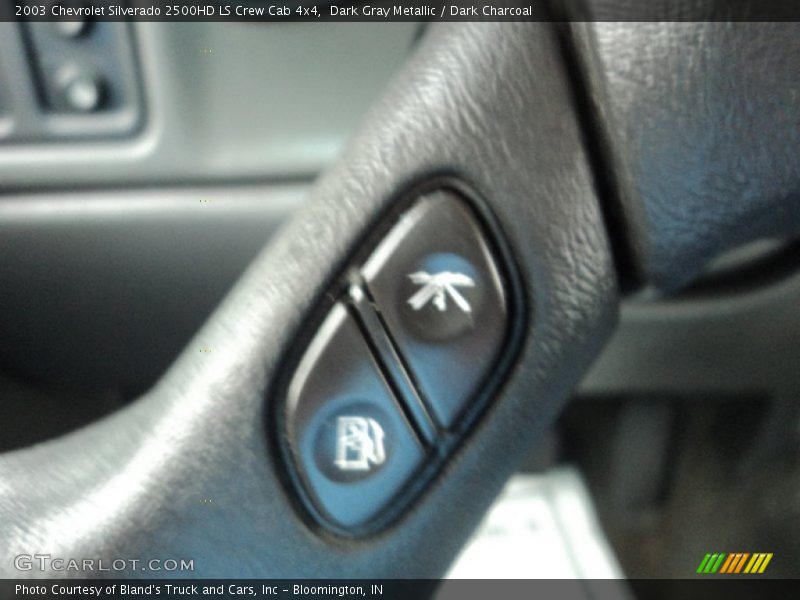 Dark Gray Metallic / Dark Charcoal 2003 Chevrolet Silverado 2500HD LS Crew Cab 4x4