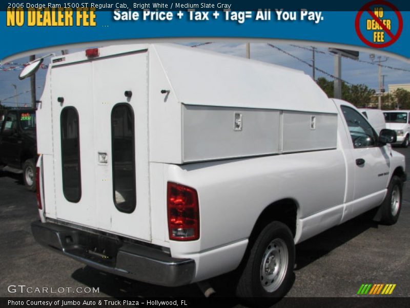Bright White / Medium Slate Gray 2006 Dodge Ram 1500 ST Regular Cab