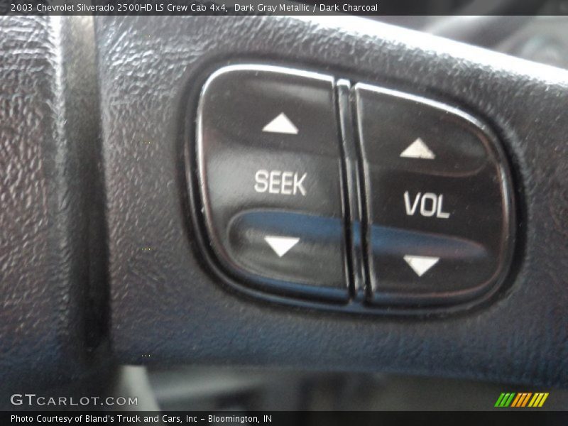 Dark Gray Metallic / Dark Charcoal 2003 Chevrolet Silverado 2500HD LS Crew Cab 4x4
