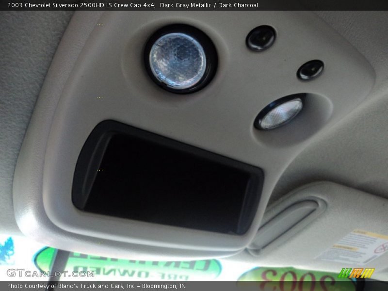 Dark Gray Metallic / Dark Charcoal 2003 Chevrolet Silverado 2500HD LS Crew Cab 4x4