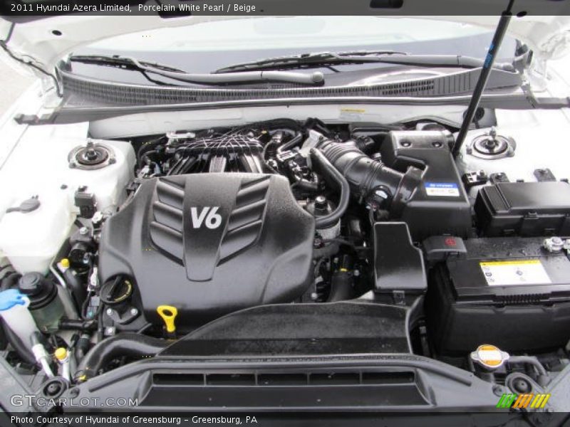  2011 Azera Limited Engine - 3.8 Liter DOHC 24-Valve DCVVT V6