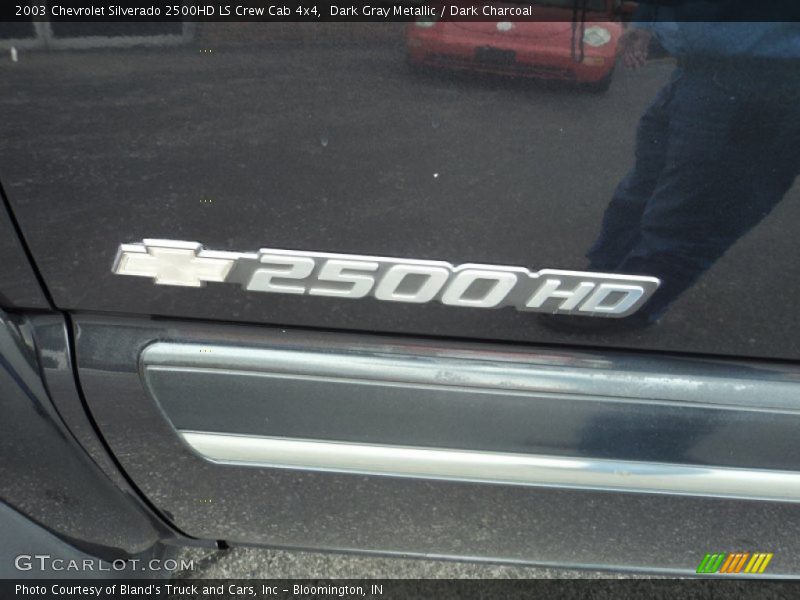 Dark Gray Metallic / Dark Charcoal 2003 Chevrolet Silverado 2500HD LS Crew Cab 4x4