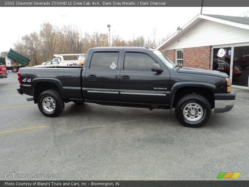 Dark Gray Metallic / Dark Charcoal 2003 Chevrolet Silverado 2500HD LS Crew Cab 4x4
