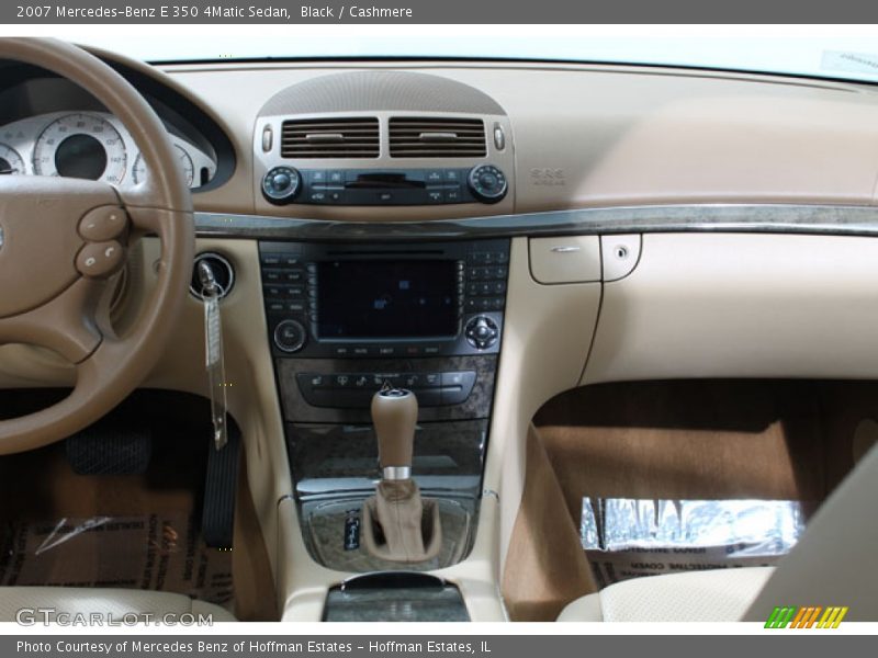 Black / Cashmere 2007 Mercedes-Benz E 350 4Matic Sedan