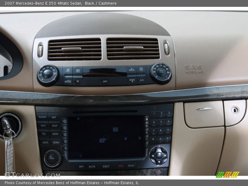 Black / Cashmere 2007 Mercedes-Benz E 350 4Matic Sedan