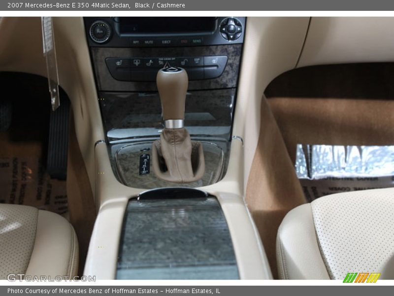 Black / Cashmere 2007 Mercedes-Benz E 350 4Matic Sedan