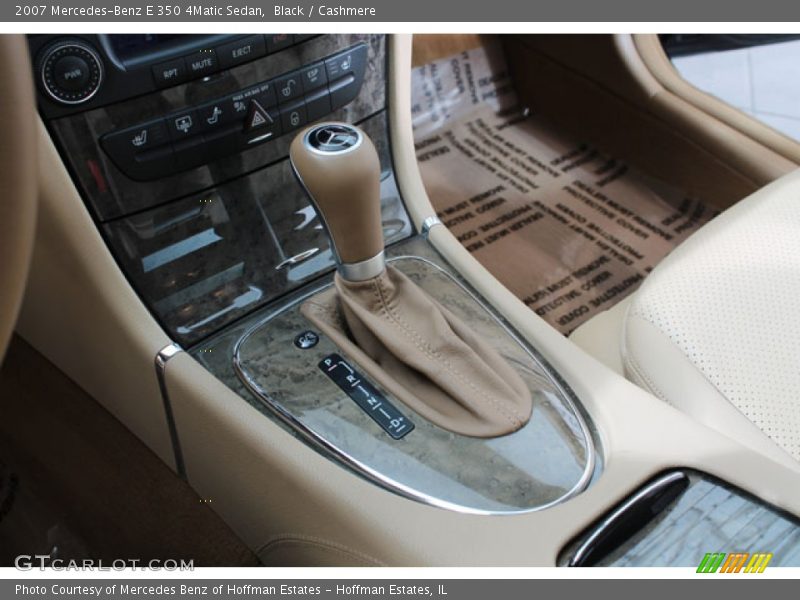 Black / Cashmere 2007 Mercedes-Benz E 350 4Matic Sedan