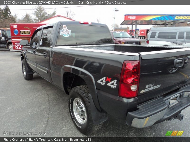 Dark Gray Metallic / Dark Charcoal 2003 Chevrolet Silverado 2500HD LS Crew Cab 4x4