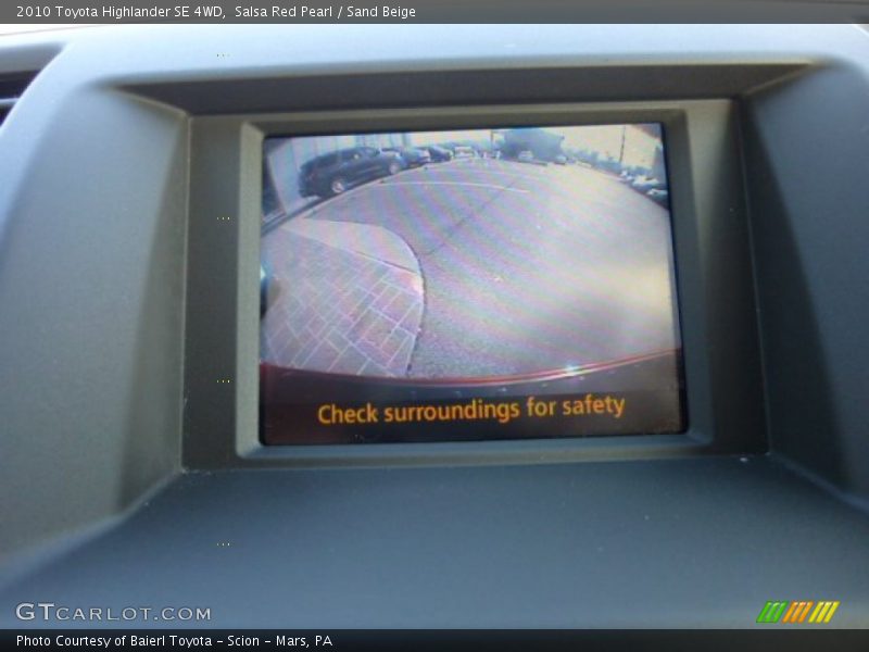 Salsa Red Pearl / Sand Beige 2010 Toyota Highlander SE 4WD