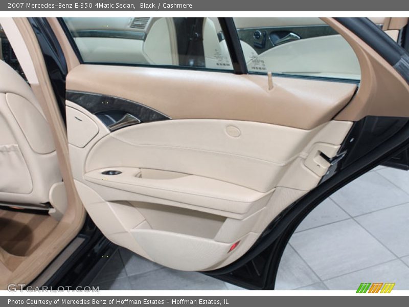 Black / Cashmere 2007 Mercedes-Benz E 350 4Matic Sedan