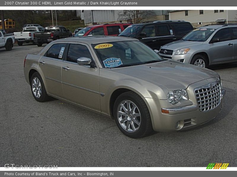 Linen Gold Metallic / Dark Khaki/Light Graystone 2007 Chrysler 300 C HEMI