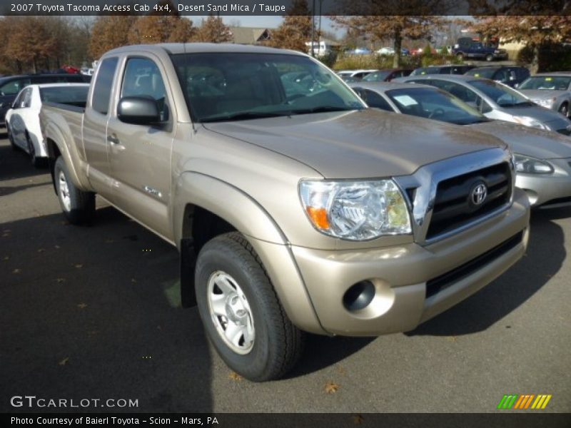 Desert Sand Mica / Taupe 2007 Toyota Tacoma Access Cab 4x4