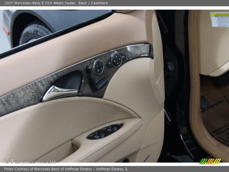 Black / Cashmere 2007 Mercedes-Benz E 350 4Matic Sedan
