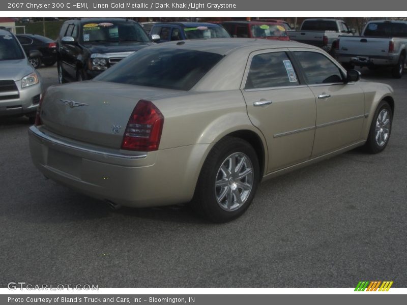 Linen Gold Metallic / Dark Khaki/Light Graystone 2007 Chrysler 300 C HEMI