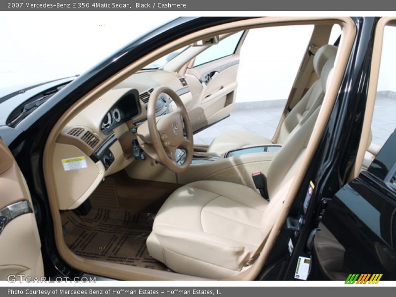 Black / Cashmere 2007 Mercedes-Benz E 350 4Matic Sedan