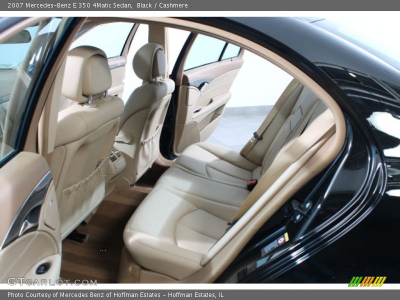 Black / Cashmere 2007 Mercedes-Benz E 350 4Matic Sedan