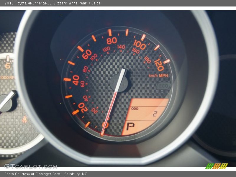 Blizzard White Pearl / Beige 2013 Toyota 4Runner SR5