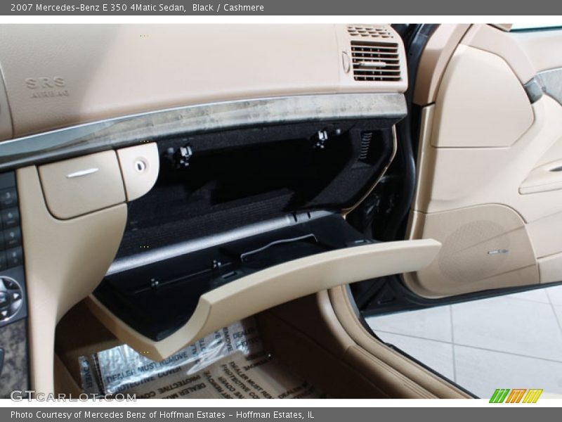 Black / Cashmere 2007 Mercedes-Benz E 350 4Matic Sedan