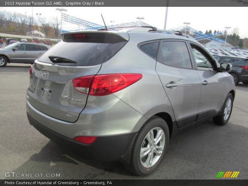 Graphite Gray / Black 2013 Hyundai Tucson GLS AWD