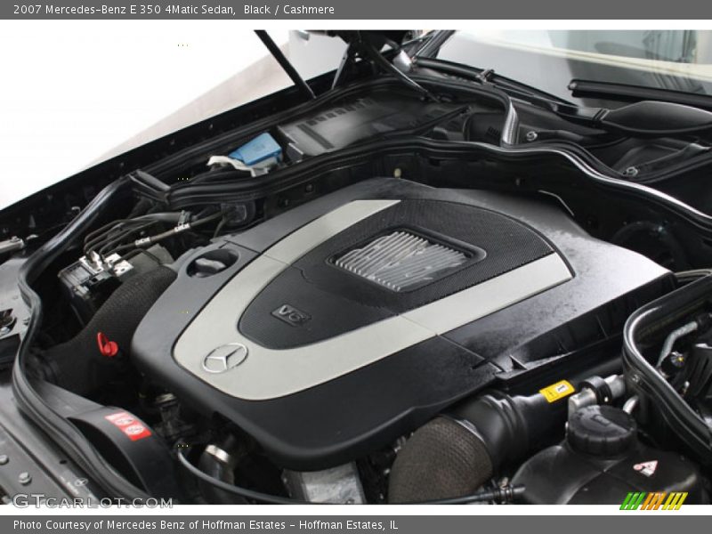 Black / Cashmere 2007 Mercedes-Benz E 350 4Matic Sedan