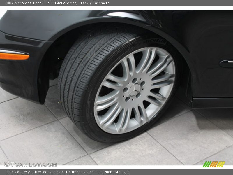 Black / Cashmere 2007 Mercedes-Benz E 350 4Matic Sedan