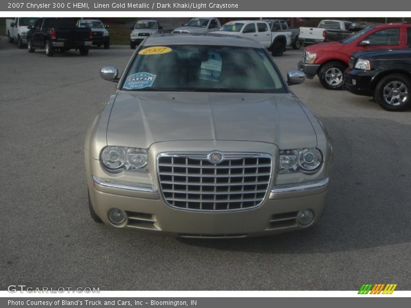 Linen Gold Metallic / Dark Khaki/Light Graystone 2007 Chrysler 300 C HEMI