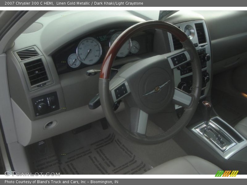 Linen Gold Metallic / Dark Khaki/Light Graystone 2007 Chrysler 300 C HEMI
