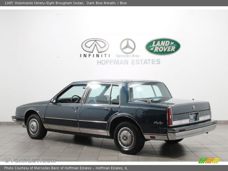 Dark Blue Metallic / Blue 1985 Oldsmobile Ninety-Eight Brougham Sedan