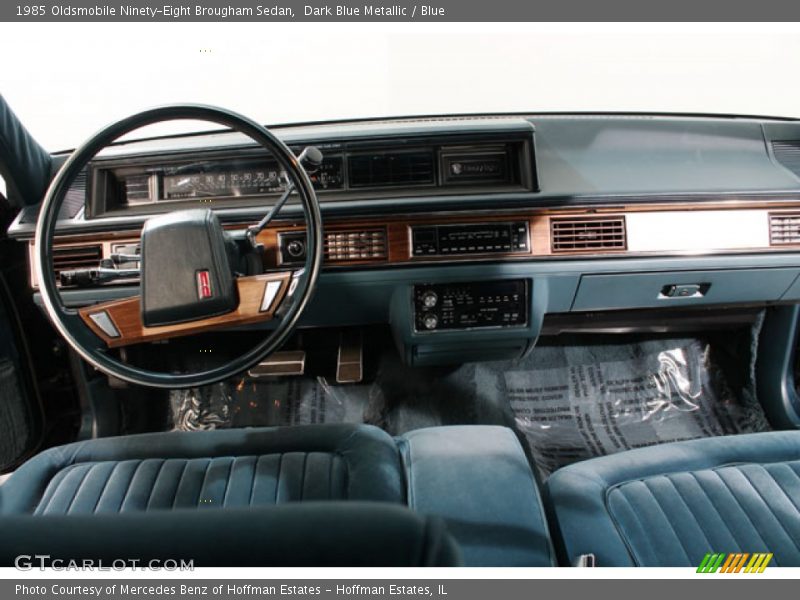  1985 Ninety-Eight Brougham Sedan Blue Interior