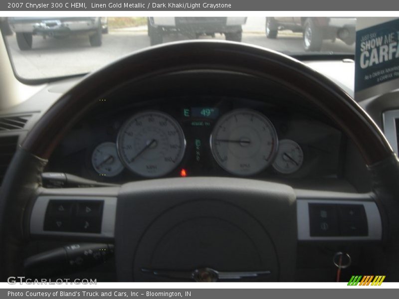 Linen Gold Metallic / Dark Khaki/Light Graystone 2007 Chrysler 300 C HEMI