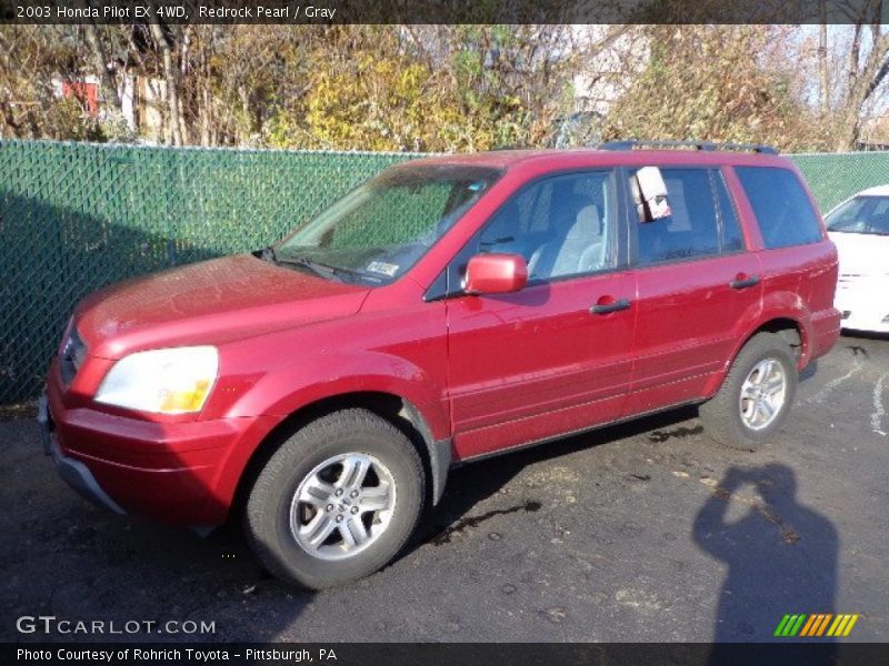 Redrock Pearl / Gray 2003 Honda Pilot EX 4WD