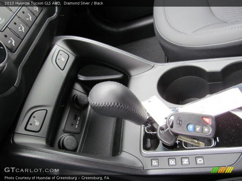Diamond Silver / Black 2013 Hyundai Tucson GLS AWD