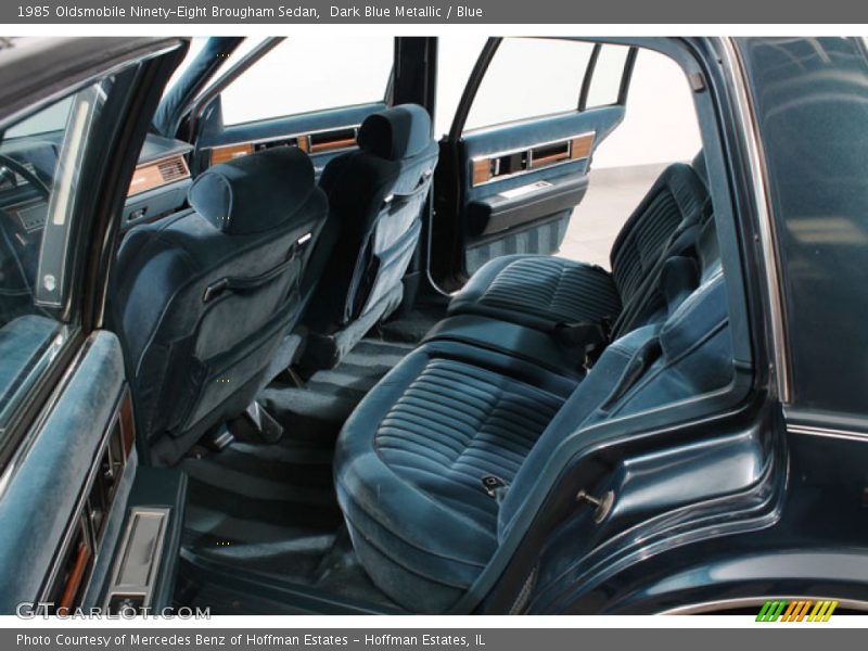 Rear Seat of 1985 Ninety-Eight Brougham Sedan