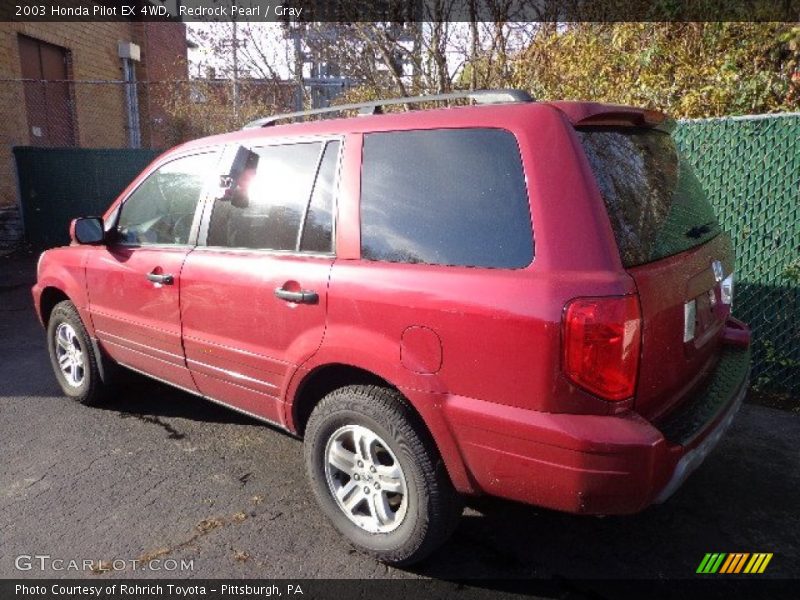Redrock Pearl / Gray 2003 Honda Pilot EX 4WD