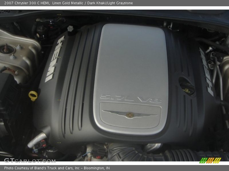 Linen Gold Metallic / Dark Khaki/Light Graystone 2007 Chrysler 300 C HEMI