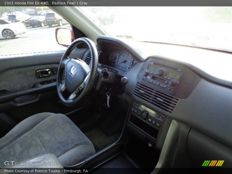 Redrock Pearl / Gray 2003 Honda Pilot EX 4WD