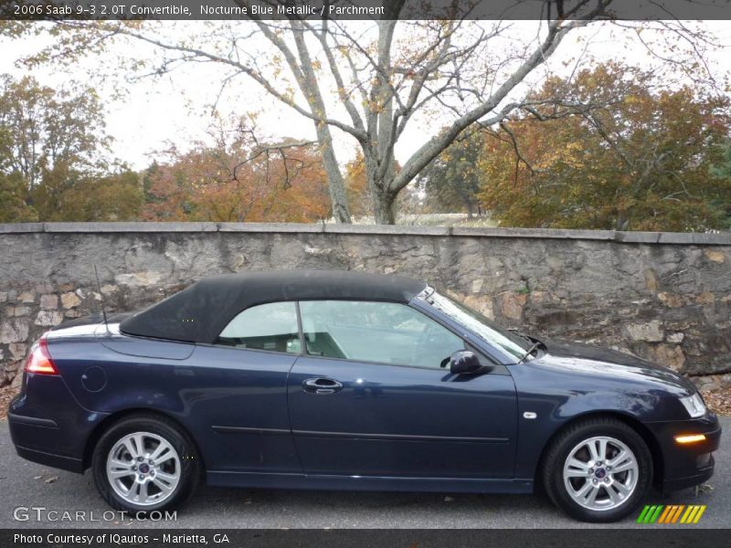 Nocturne Blue Metallic / Parchment 2006 Saab 9-3 2.0T Convertible