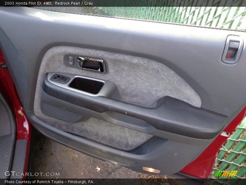 Redrock Pearl / Gray 2003 Honda Pilot EX 4WD