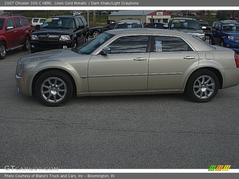 Linen Gold Metallic / Dark Khaki/Light Graystone 2007 Chrysler 300 C HEMI