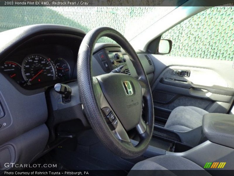 Redrock Pearl / Gray 2003 Honda Pilot EX 4WD