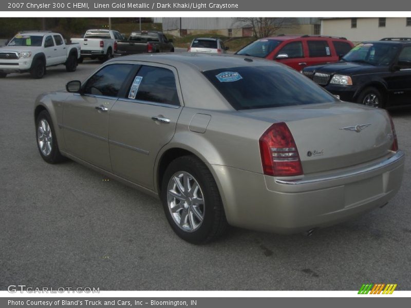 Linen Gold Metallic / Dark Khaki/Light Graystone 2007 Chrysler 300 C HEMI