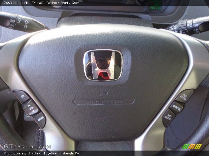 Redrock Pearl / Gray 2003 Honda Pilot EX 4WD