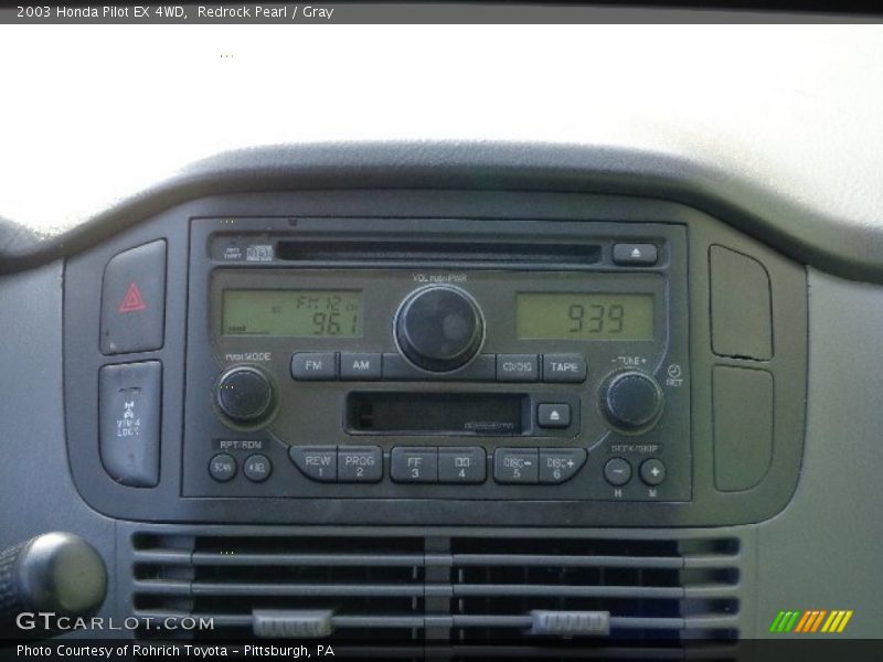 Redrock Pearl / Gray 2003 Honda Pilot EX 4WD